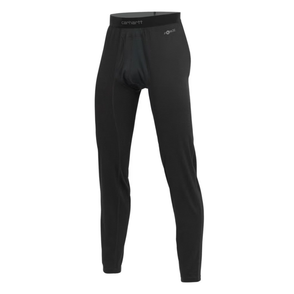 Carhartt Force Midweight Micro-Grid Base Layer Pants Men's Medium Black EUC